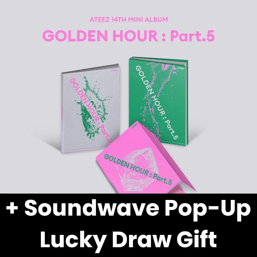 ATEEZ - GOLDEN HOUR : PART.5 + Soundwave Pop-Up Lucky Draw Gift Nolae