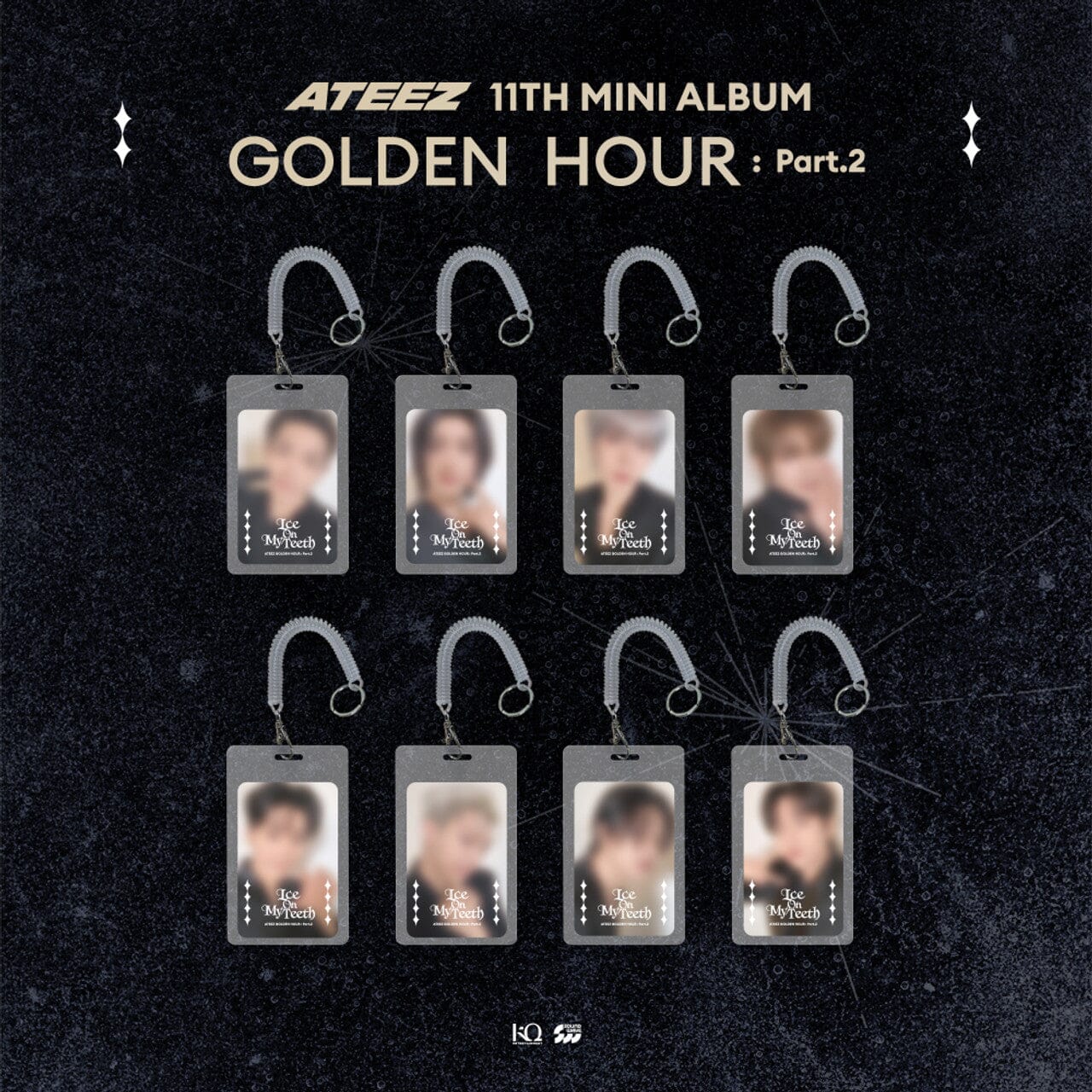 ATEEZ - PHOTO CARD HOLDER SET (GOLDEN HOUR : PART.2 MD) Nolae