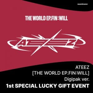 ATEEZ - THE WORLD EP.FIN : WILL (DIGIPAK VER.) LUCKY GIFT EVENT Nolae