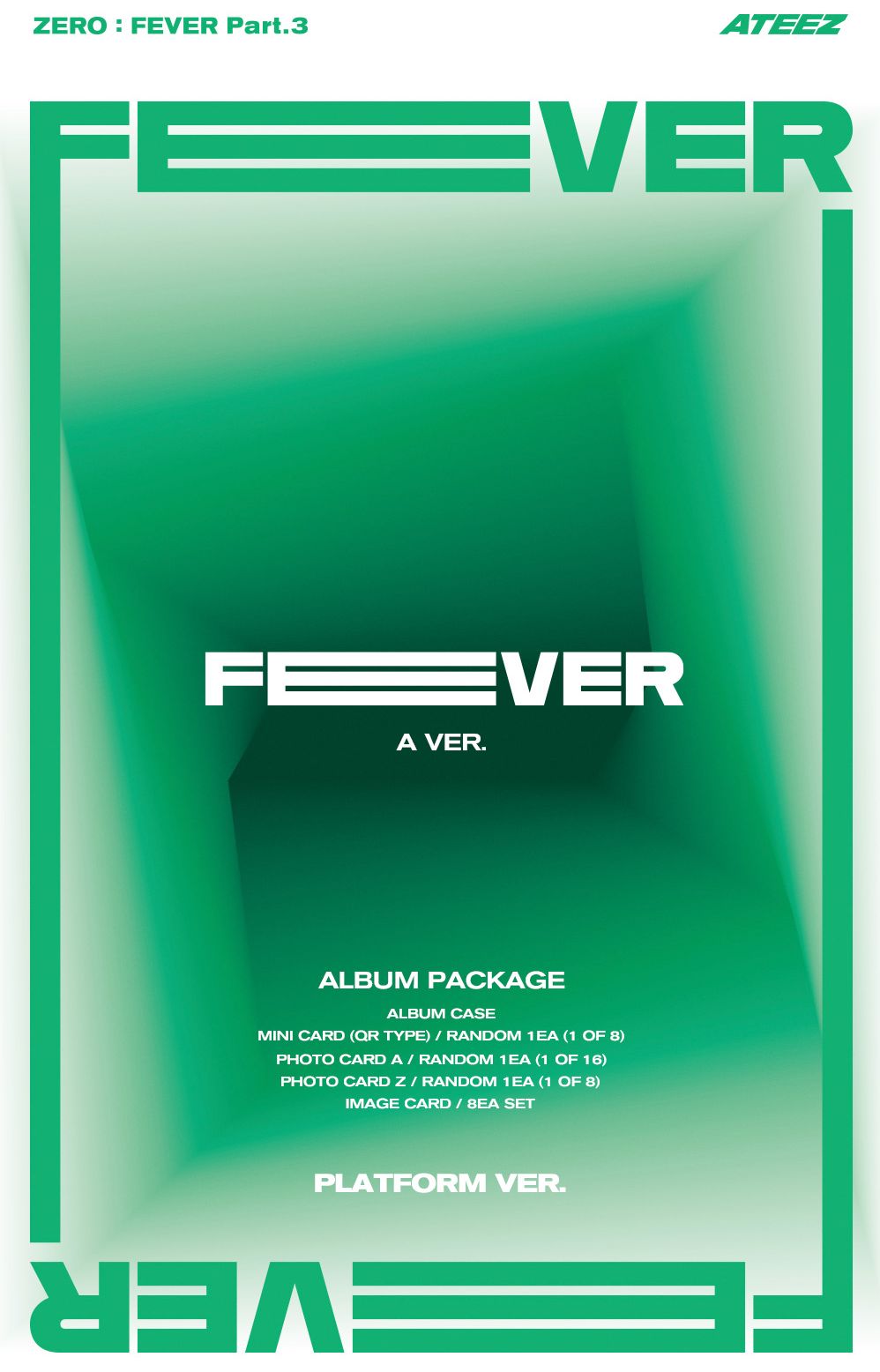 ATEEZ - ZERO : FEVER PART.3 (PLATFORM VER.) + Mini Record Gift Nolae