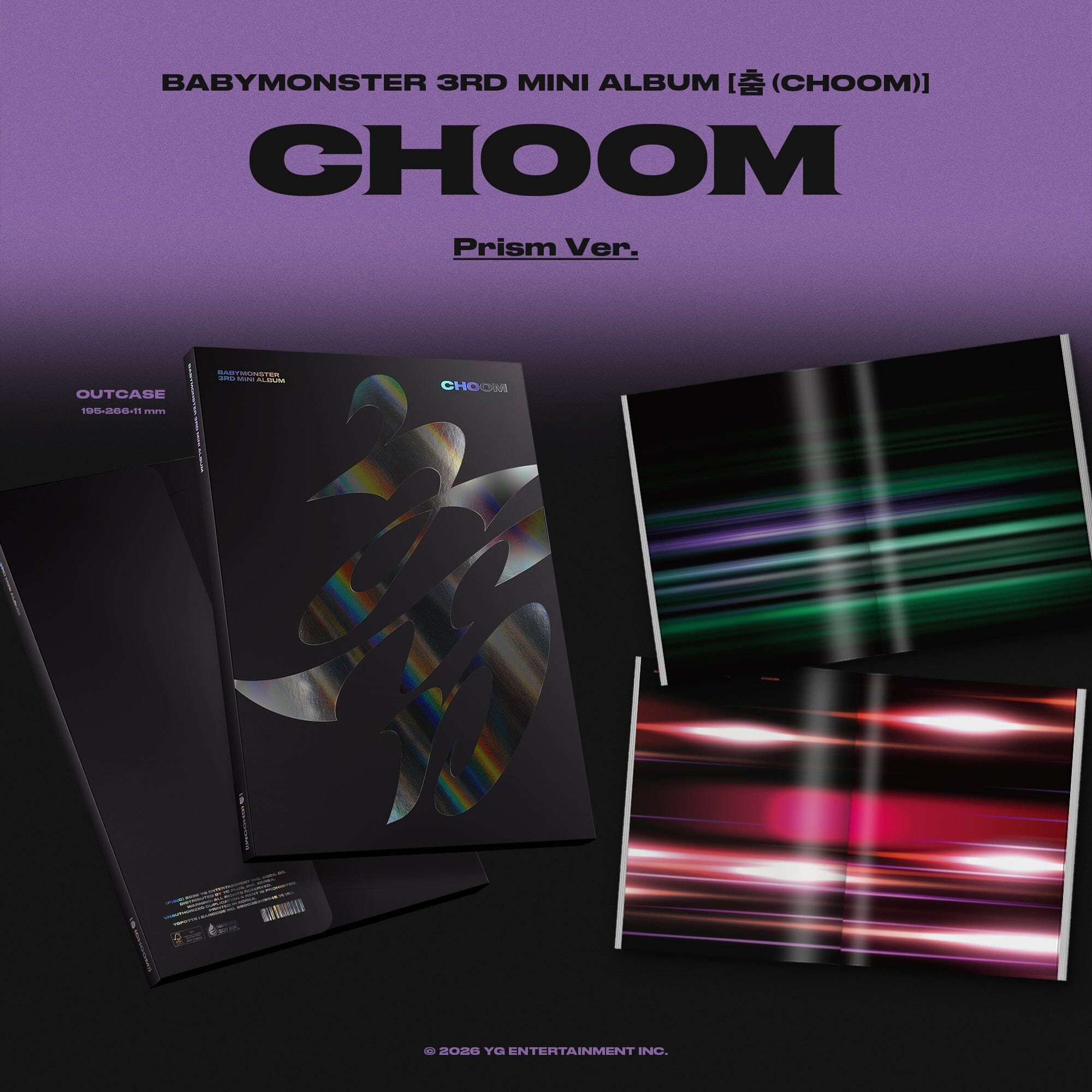 BABYMONSTER - CHOOM SET + (JEWEL VER.) SET + EARLY-BIRD Weverse Gift