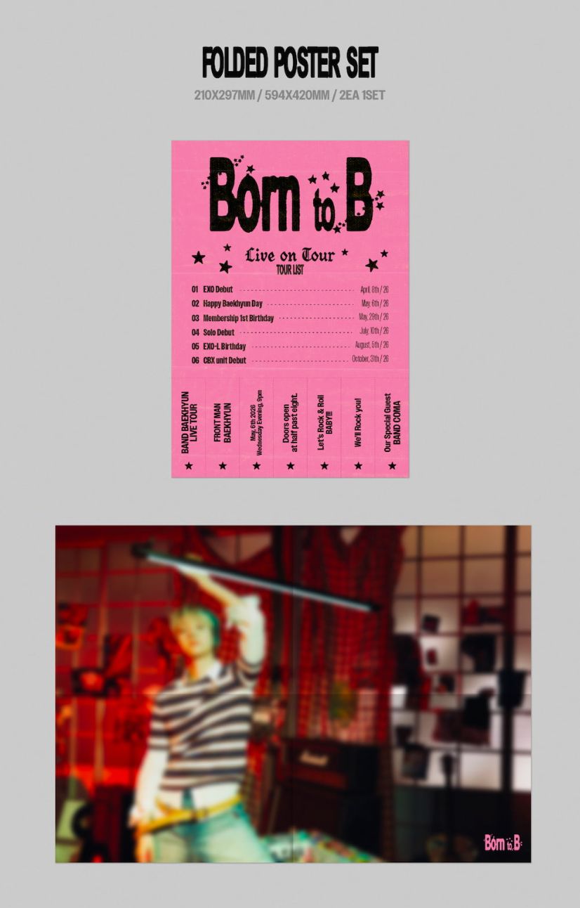 BAEKHYUN (EXO) - 2026 SEASON'S GREETINGS (BORN TO B) + Extra Photocard Nolae