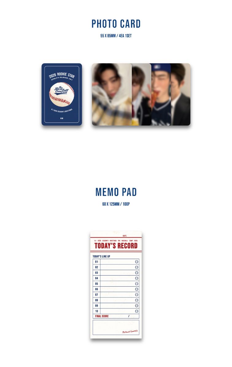 B.I - 2026 SEASON'S GREETINGS (THE BASEBALL CAMP 2026) Nolae