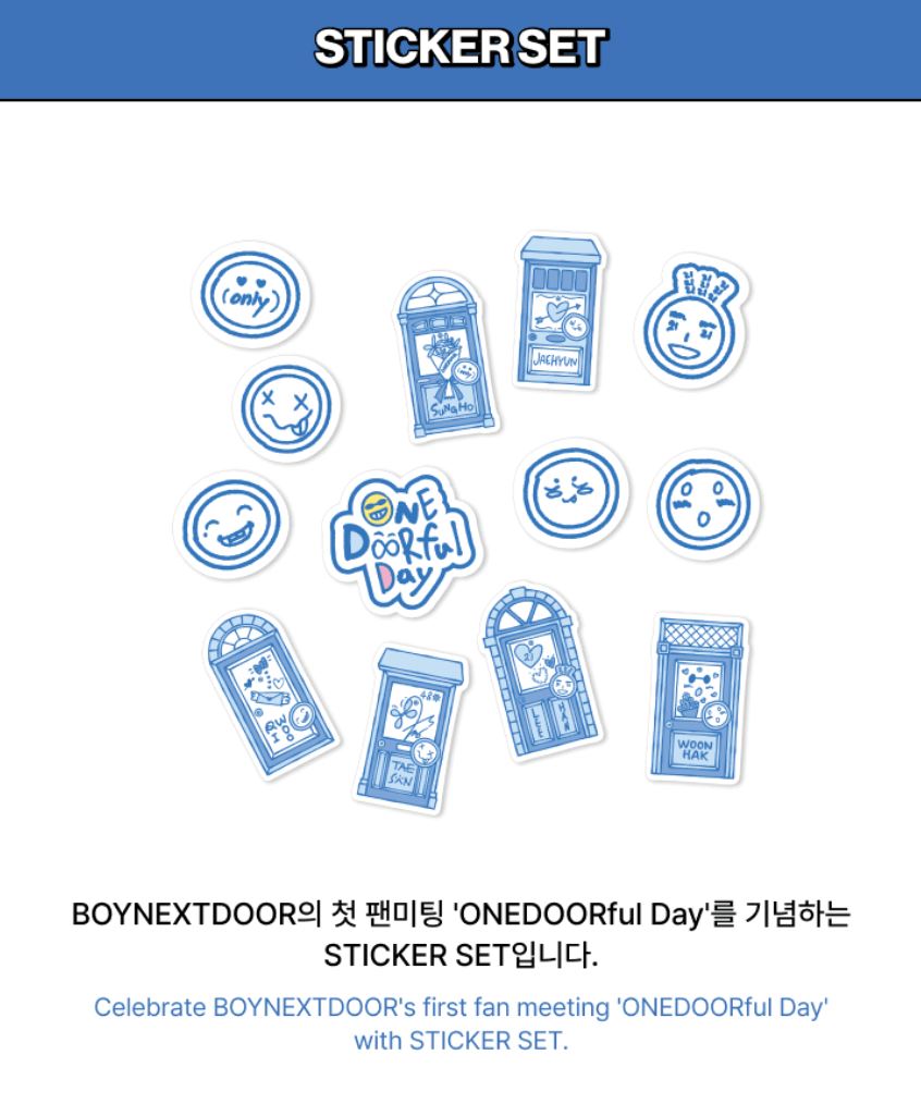 BOYNEXTDOOR - 2024 FAN MEETING 'ONEDOORful Day' MD Nolae