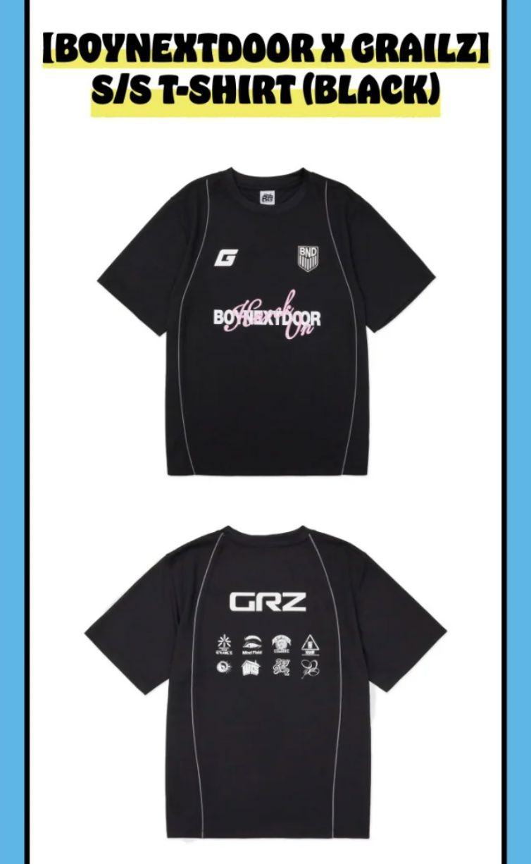 BOYNEXTDOOR KNOCK ON FINAL Tシャツ　Mサイズ BOYNEXTDOOR - [BOYNEXTDOOR X GRAILZ] S/S T-SHIRT (KNOCK ON