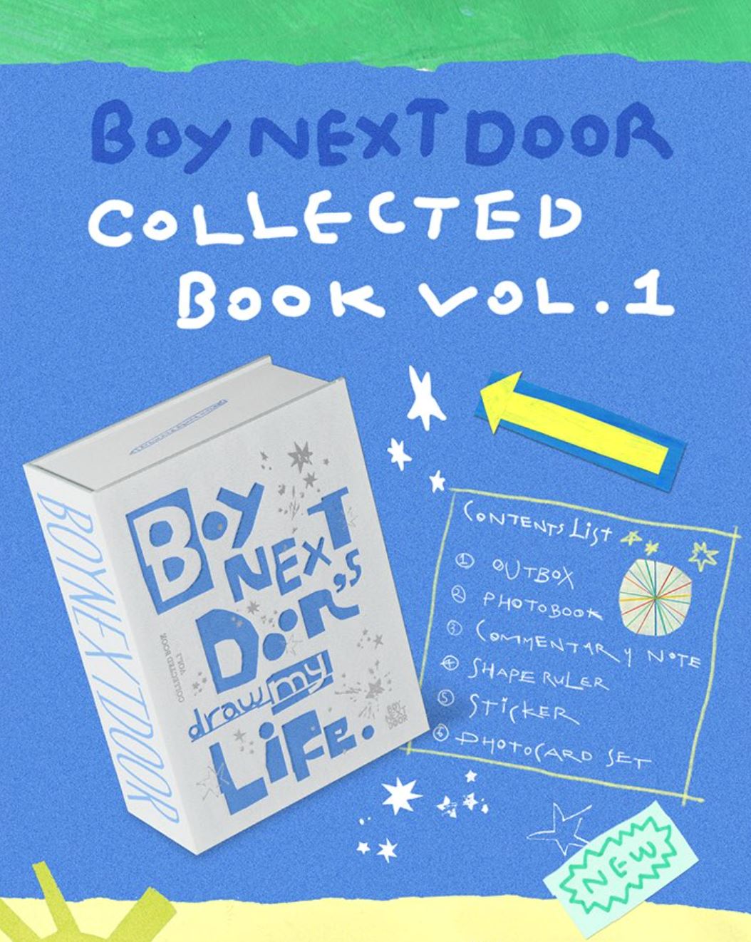 BOYNEXTDOOR - COLLECTED BOOK VOL.1 + Weverse Gift Nolae