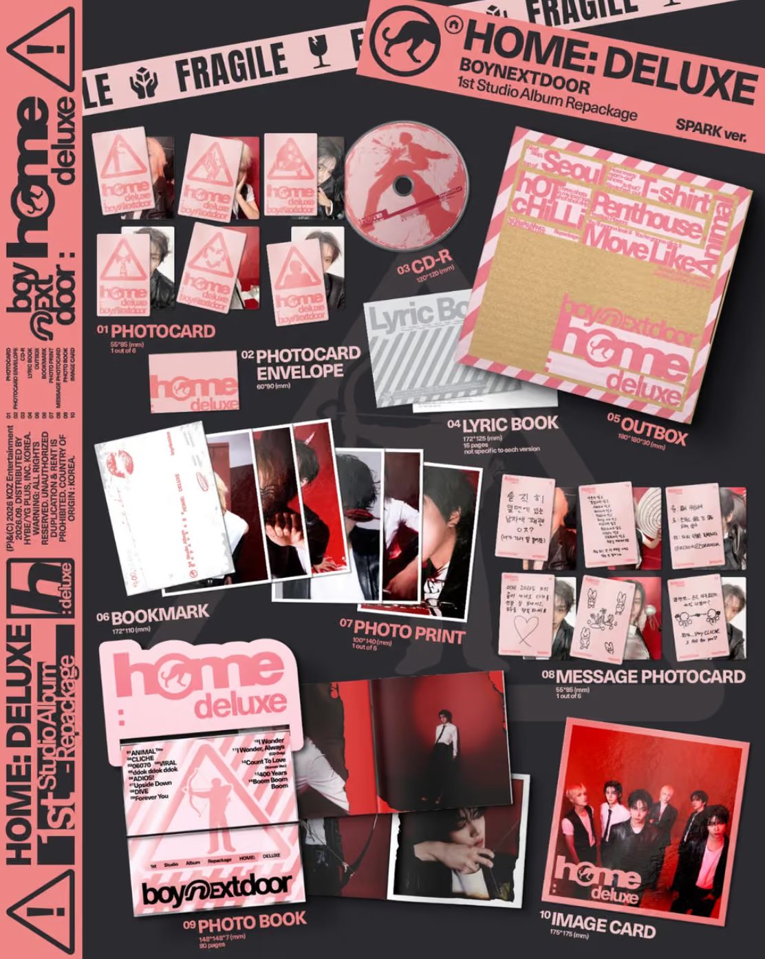 BOYNEXTDOOR - HOME : DELUXE SET + EARLY-BIRD Weverse Gift Nolae