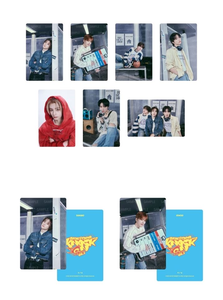 BOYNEXTDOOR - PHOTOCARD SET (BOYNEXTDOOR TOUR ‘KNOCK ON VOL.1’) Nolae