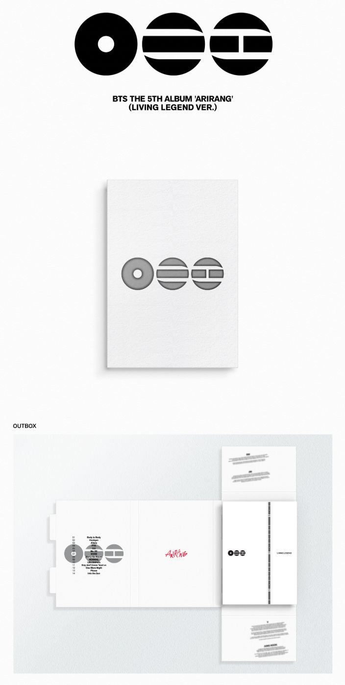 BTS - ARIRANG (LIVING LEGEND VER.) + Weverse Gift Nolae