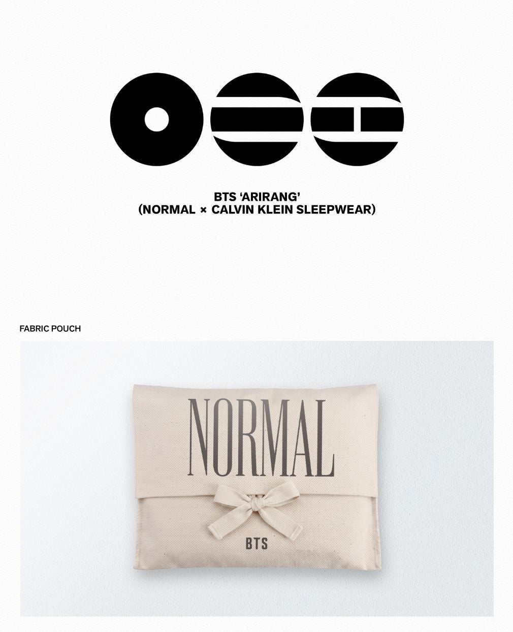 BTS - ARIRANG (NORMAL x CALVIN KLEIN SLEEPWEAR) Nolae