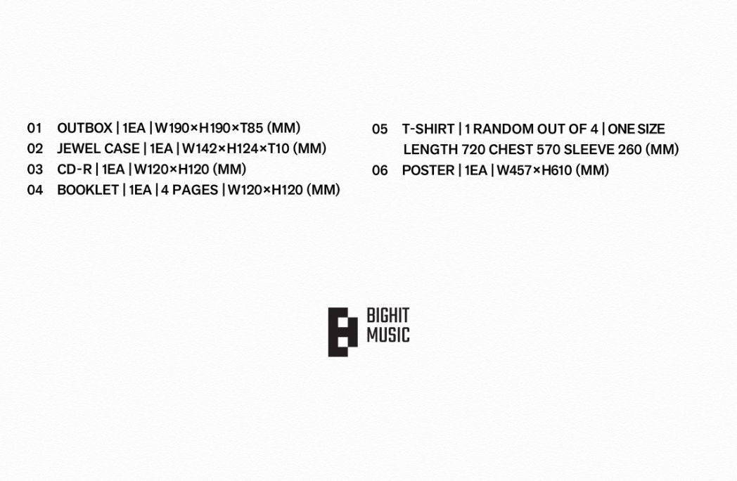 BTS - ARIRANG (T-SHIRT CD BOX SET) Nolae