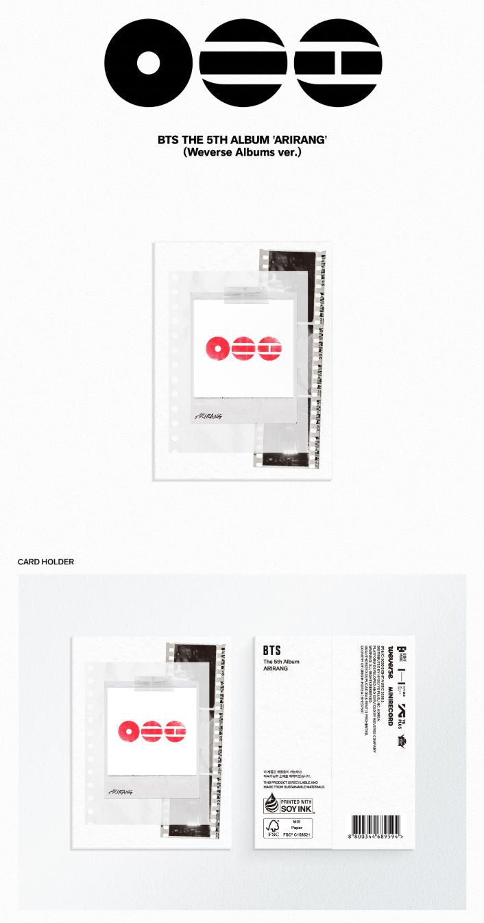BTS - ARIRANG (WEVERSE ALBUMS VER.) + Weverse Gift Nolae
