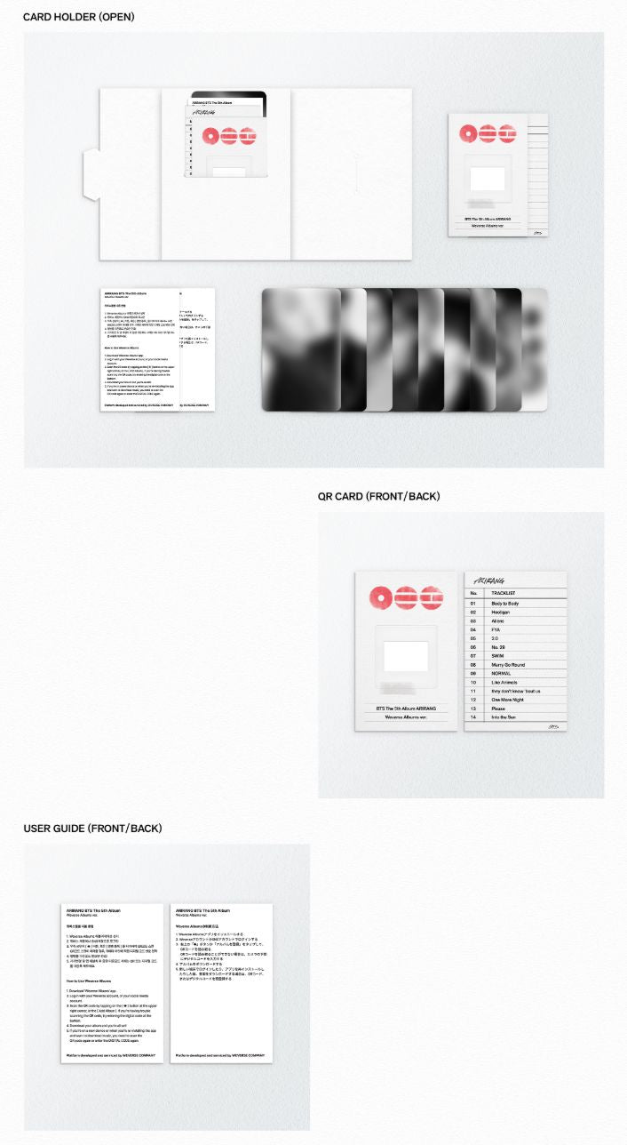 BTS - ARIRANG (WEVERSE ALBUMS VER.) + Weverse Gift Nolae