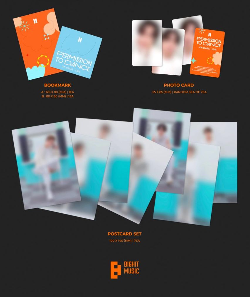 BTS - PERMISSION TO DANCE ON STAGE - LIVE SET & DIGITAL CODE + Weverse Gift Nolae