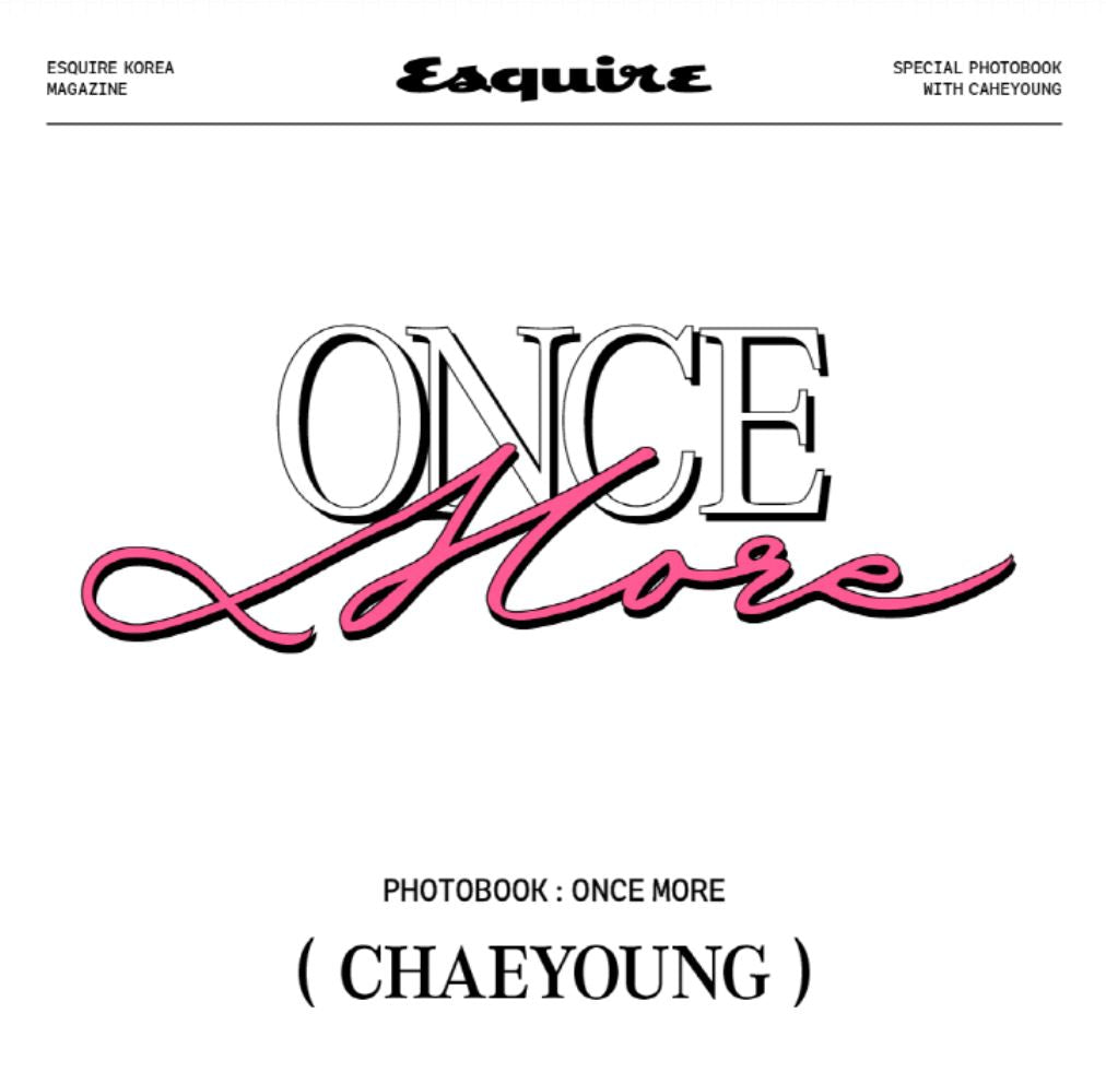 CHAEYOUNG (TWICE) - ESQUIRE PHOTO BOOK : ONCE MORE Nolae