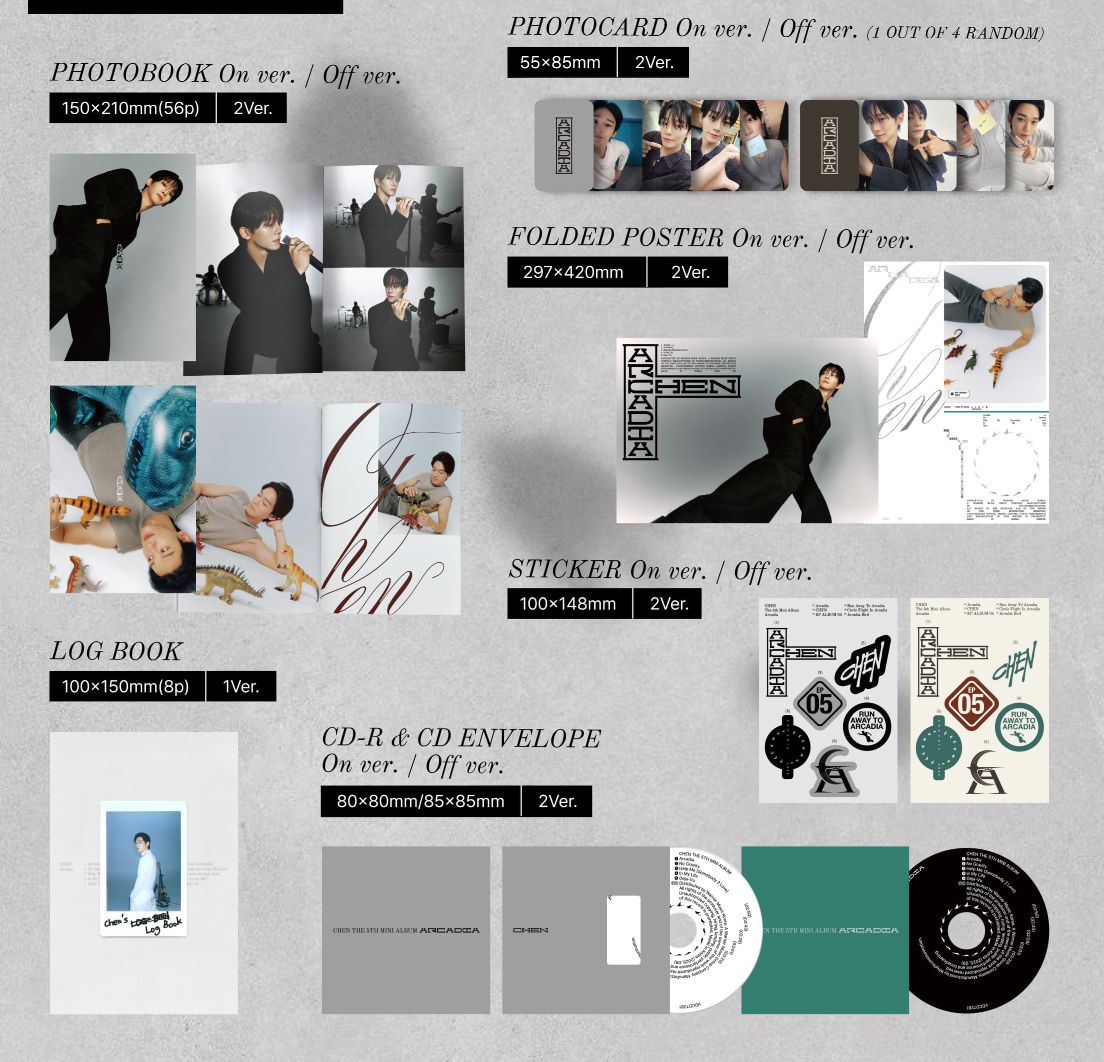 CHEN (EXO) - ARCADIA (PHOTOBOOK VER.) Nolae