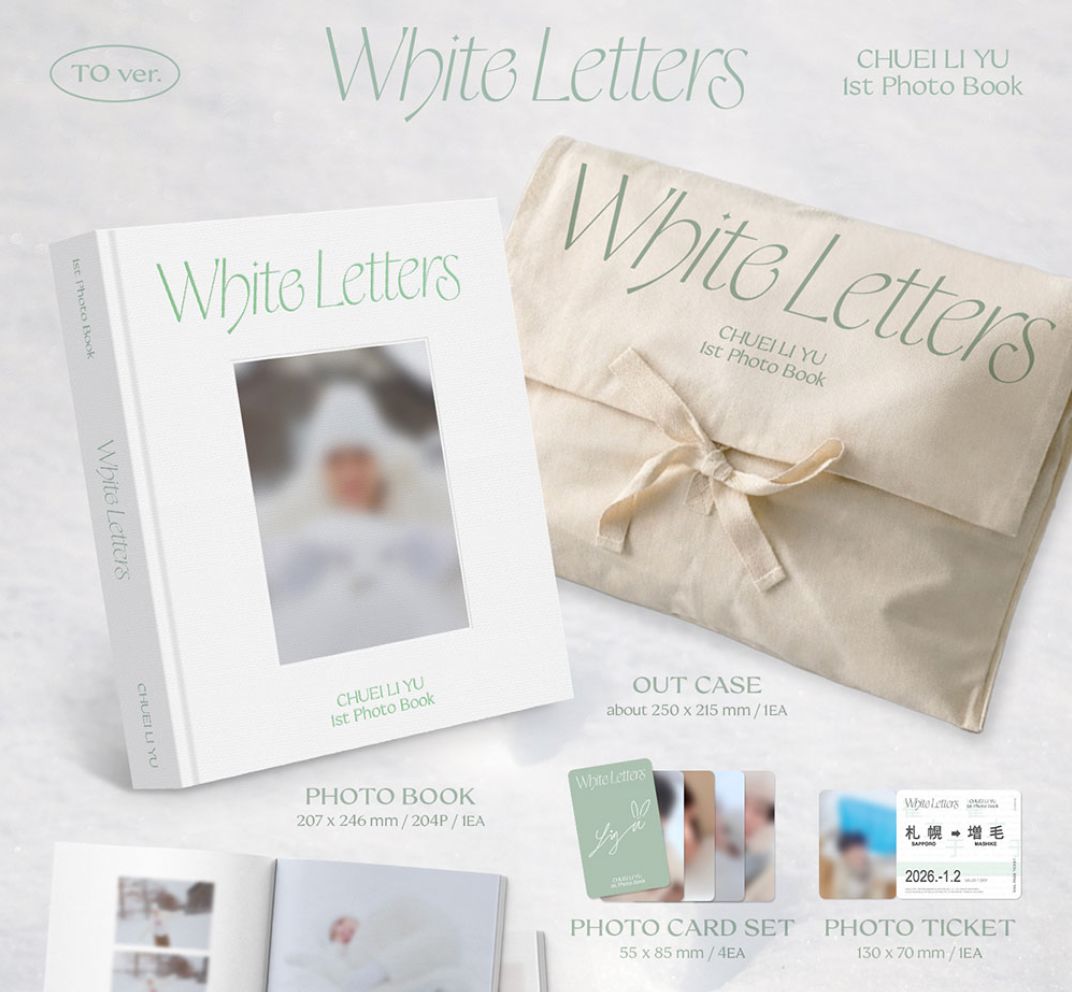 CHUEI LI YU - WHITE LETTERS (1ST PHOTO BOOK) Nolae