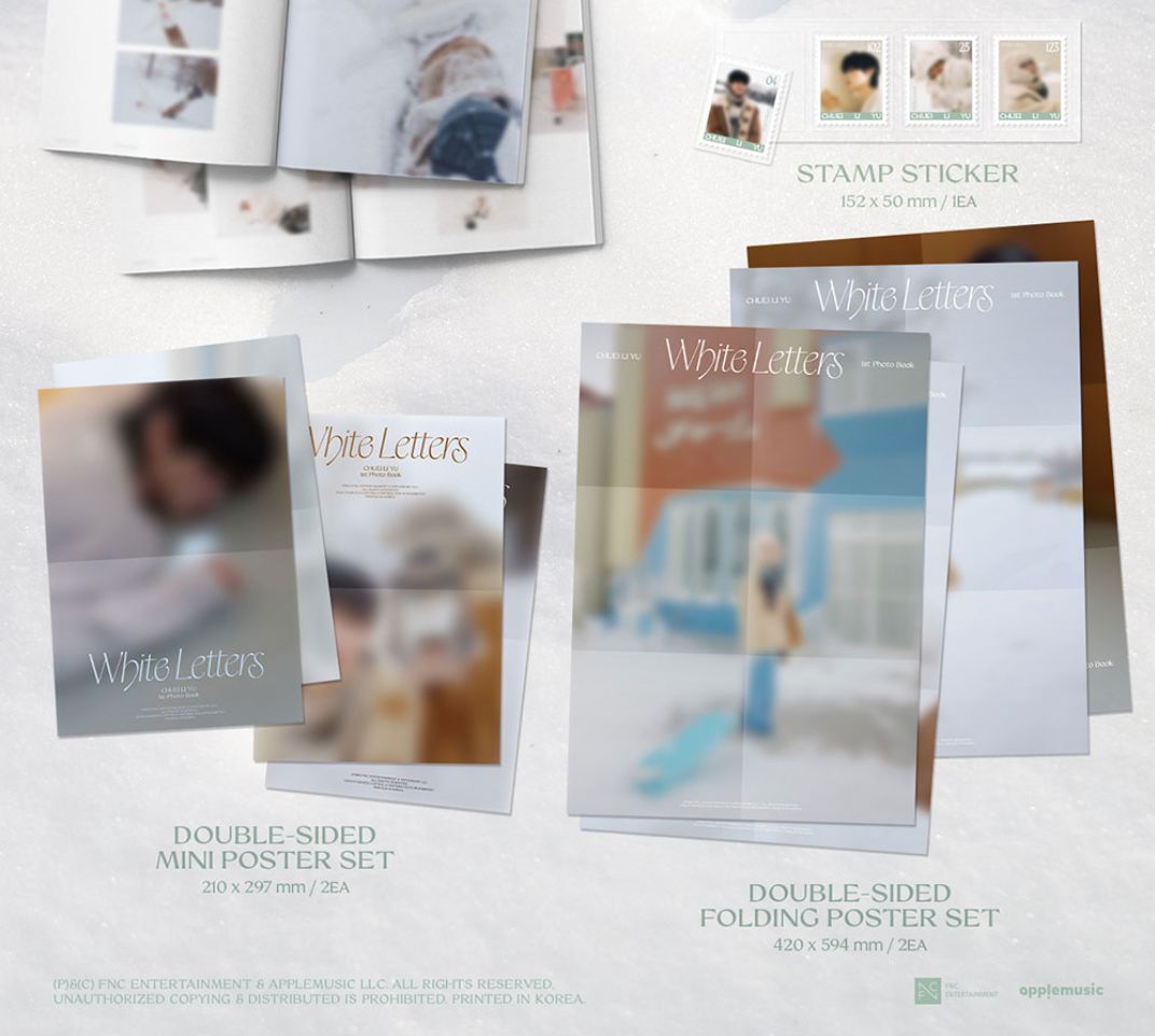 CHUEI LI YU - WHITE LETTERS (1ST PHOTO BOOK) Nolae