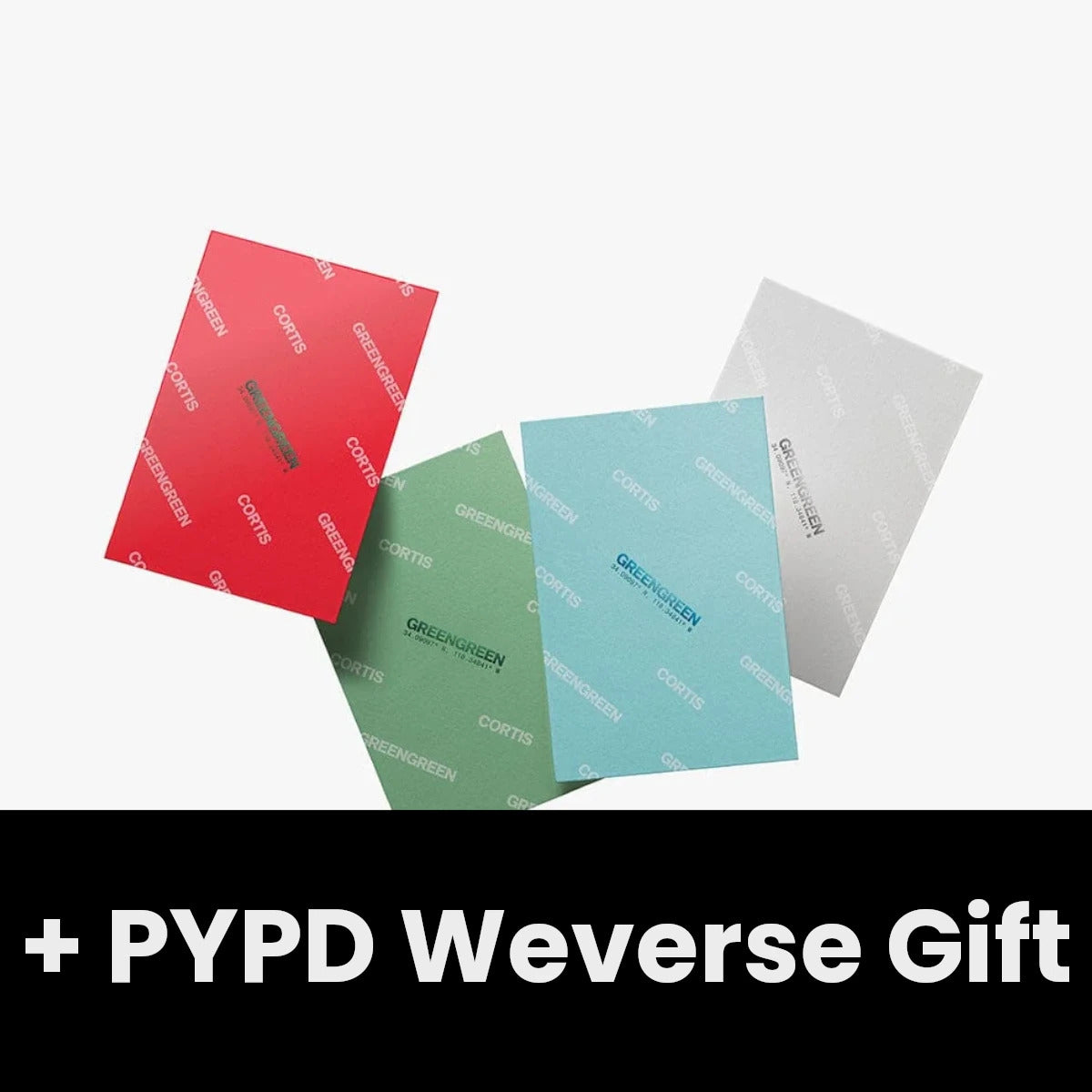 CORTIS - GREENGREEN (WEVERSE ALBUMS VER.) + PYPD Birthday Party Weverse Gift