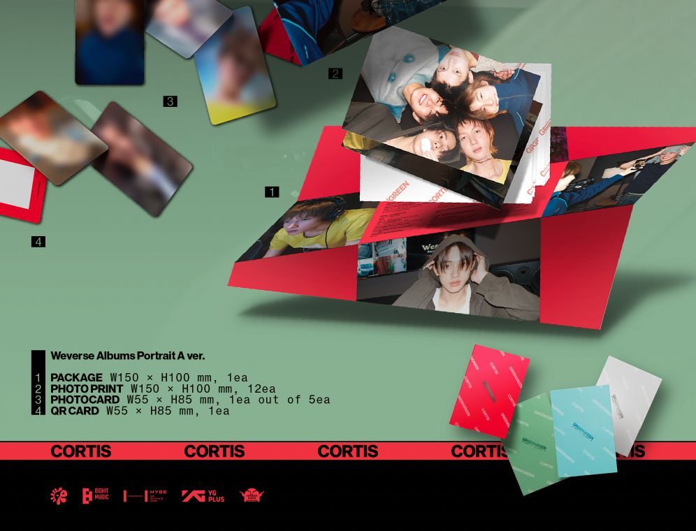 CORTIS - GREENGREEN (WEVERSE ALBUMS VER.) + Apple Music Gift Nolae