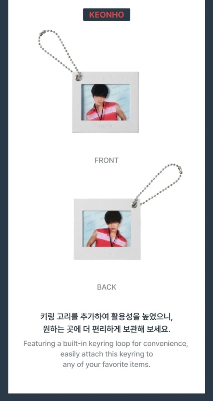 CORTIS - MINI FILM PHOTO KEYRING ('26 CORTIS TOUR : PUT YOUR PHONE DOWN MD) Nolae