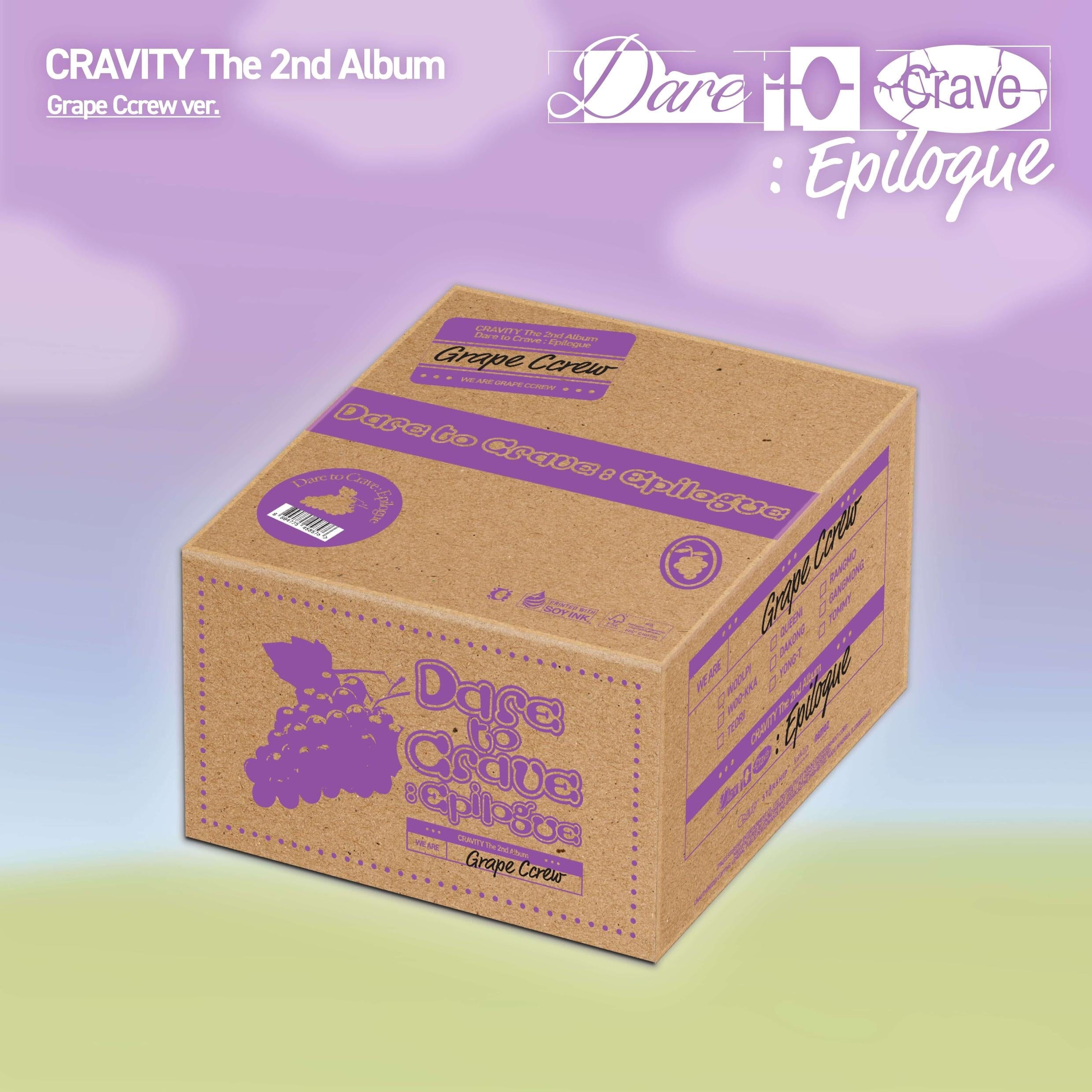 CRAVITY - DARE TO CRAVE : EPILOGUE (GRAPE CCREW VER.) Nolae