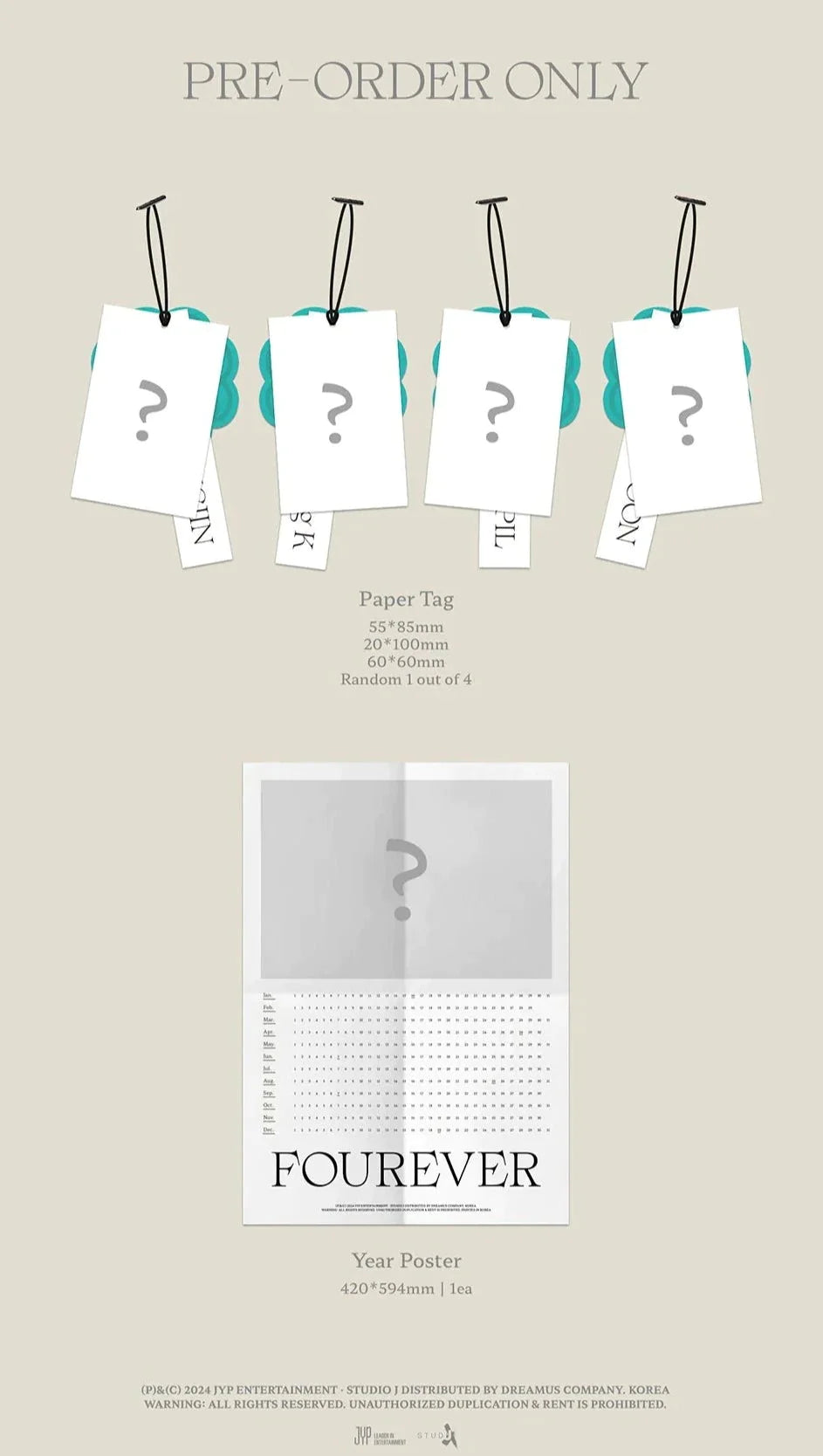 DAY6 - FOUREVER Photobook Ver. + withmuu gift Nolae