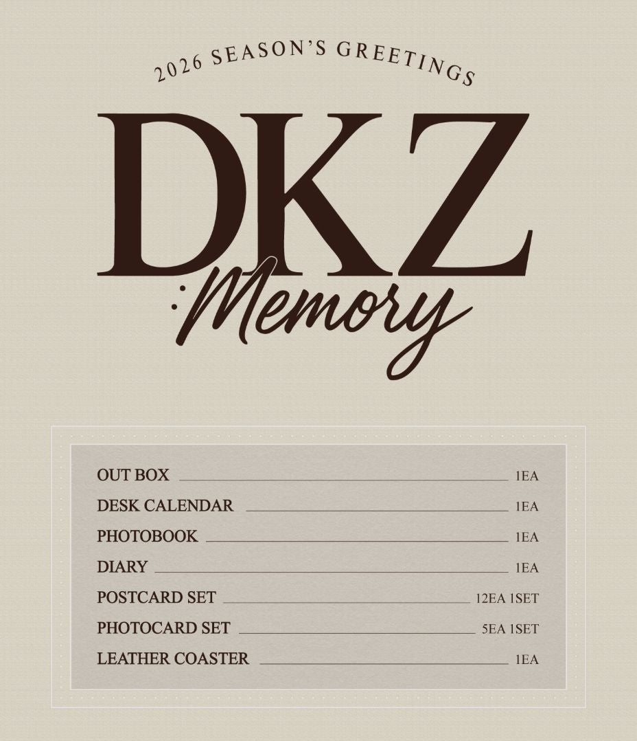 DKZ - 2026 SEASON'S GREETINGS (DKZ : MEMORY) + Extra Photocard Nolae