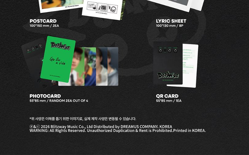 D.O. (EXO) - DOPAMINE (WAH CLICKER KEYCHAIN VER.) (LIMITED EDITION) Nolae