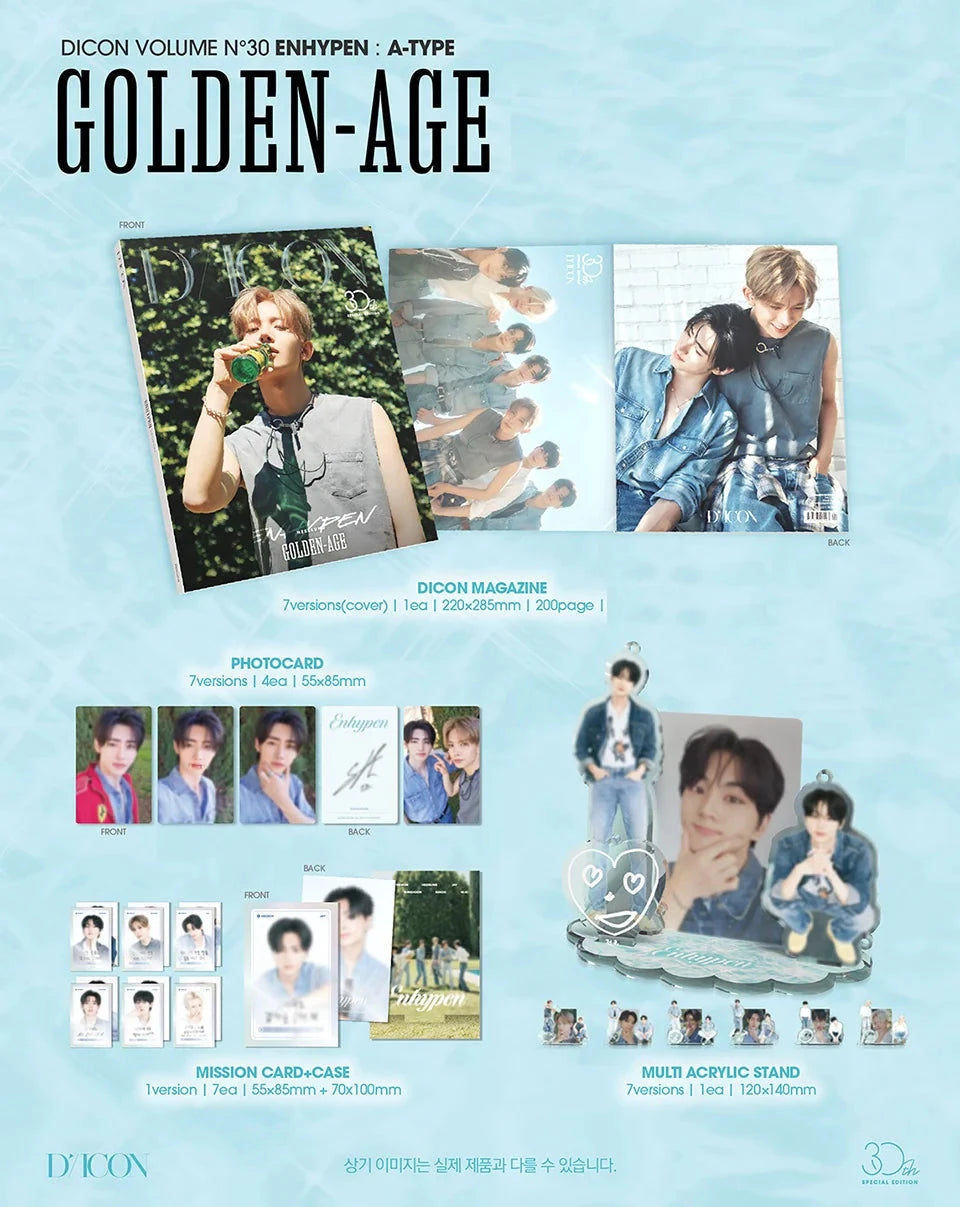 ENHYPEN - DICON VOLUME Nº30 (3OTH SPECIAL EDITION) + Weverse Gift Nolae