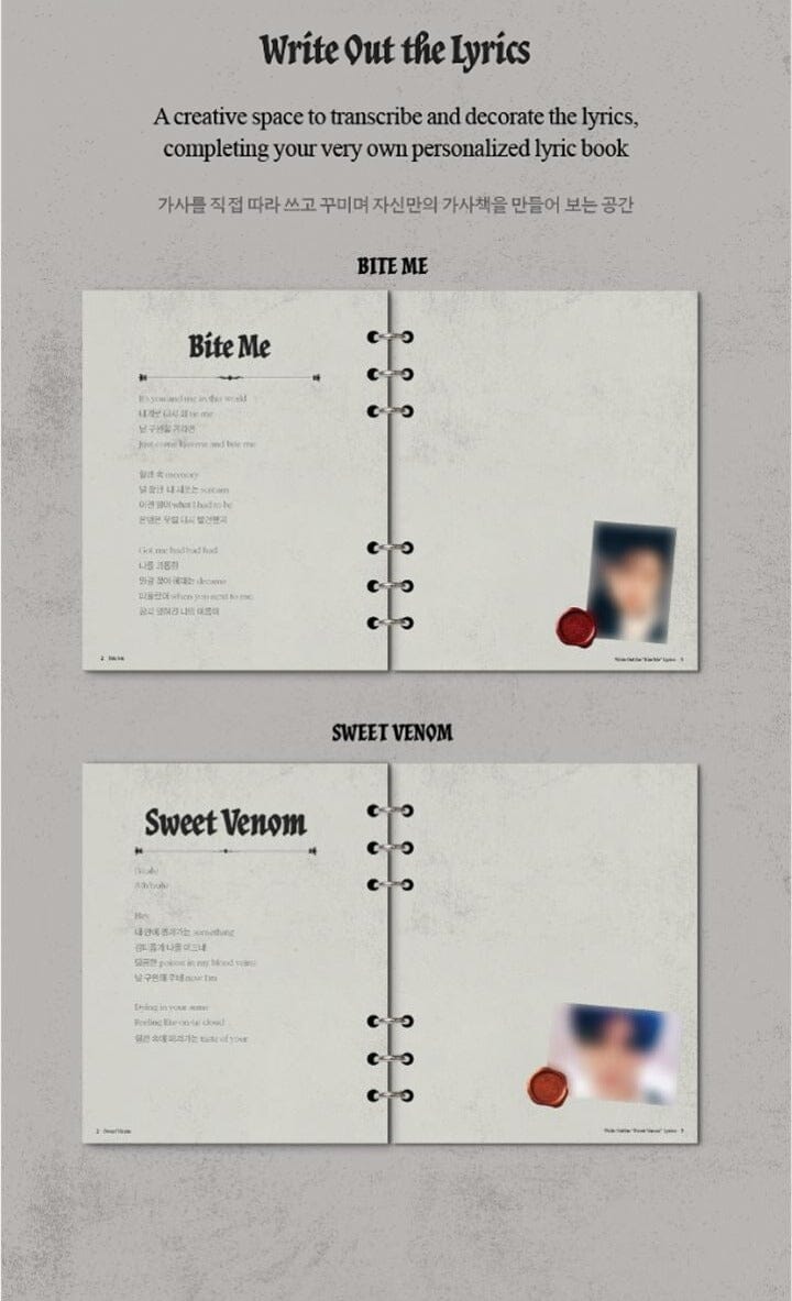 ENHYPEN - LYRICS GUIDE BINDER BOOK Nolae