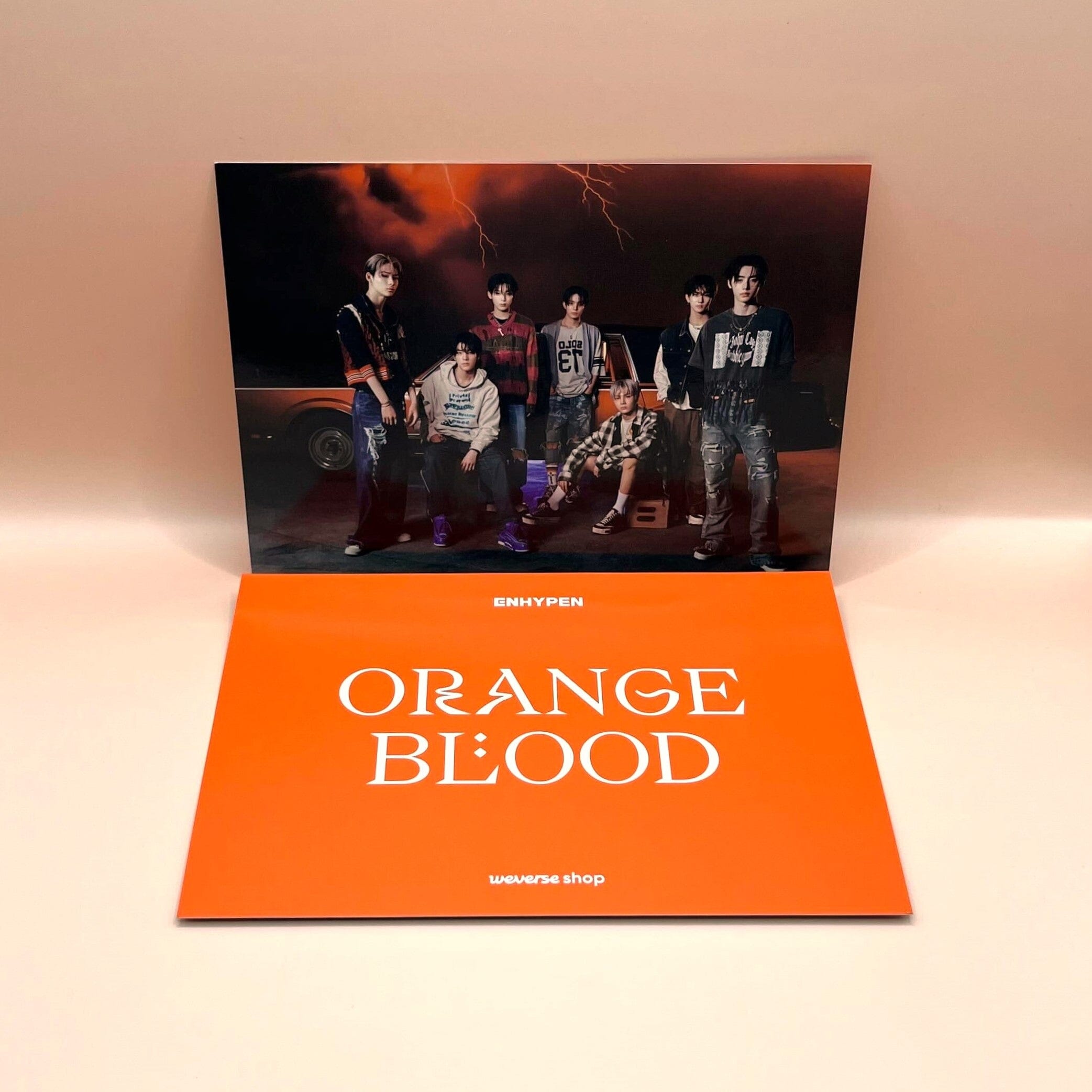 ENHYPEN ORANGE BLOOD (5TH MINI ALBUM) - POB Weverse Gift Postcard Nolae