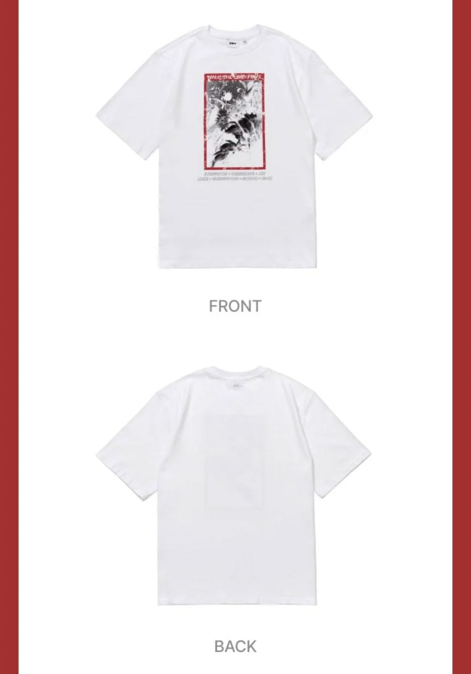 ENHYPEN - T-SHIRTS & HOODIE (WALK THE LINE : FINAL WORLD TOUR OFFICIAL