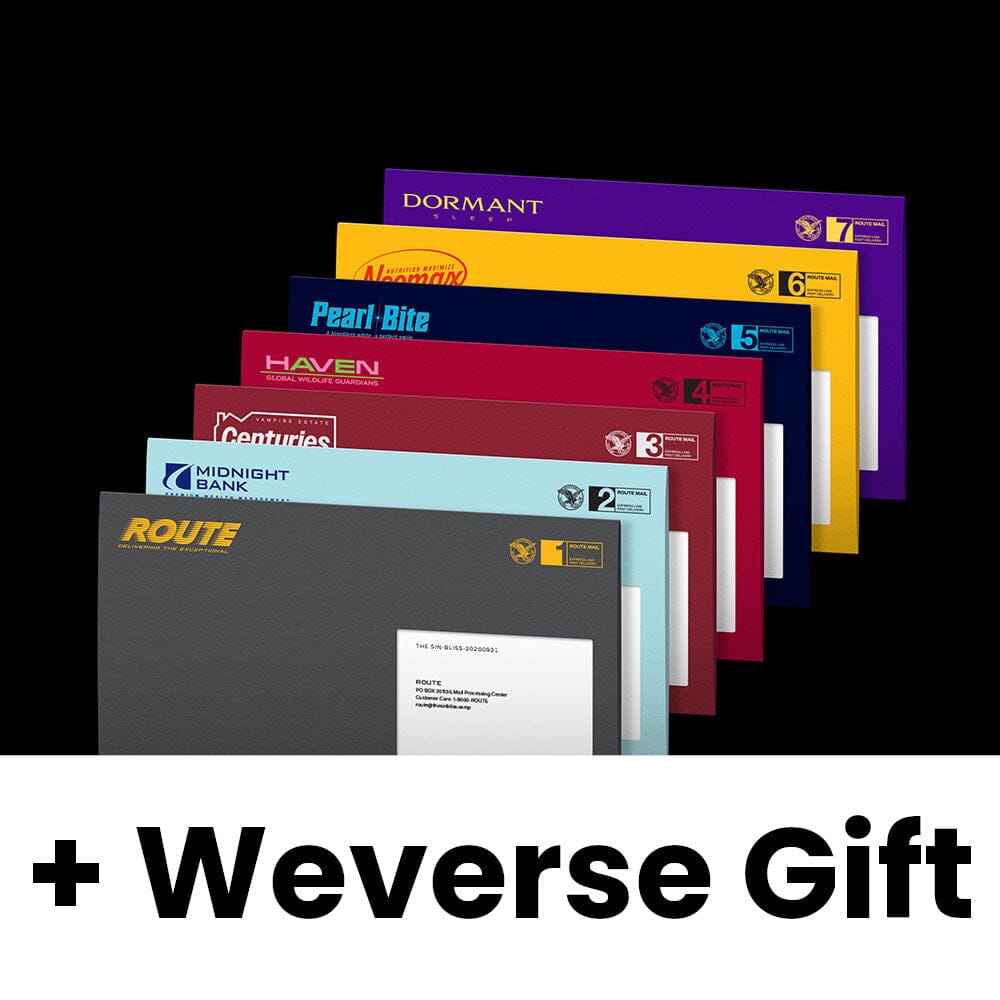 ENHYPEN - THE SIN: BLISS (ENGENE VER. SET) + Weverse Gift Nolae