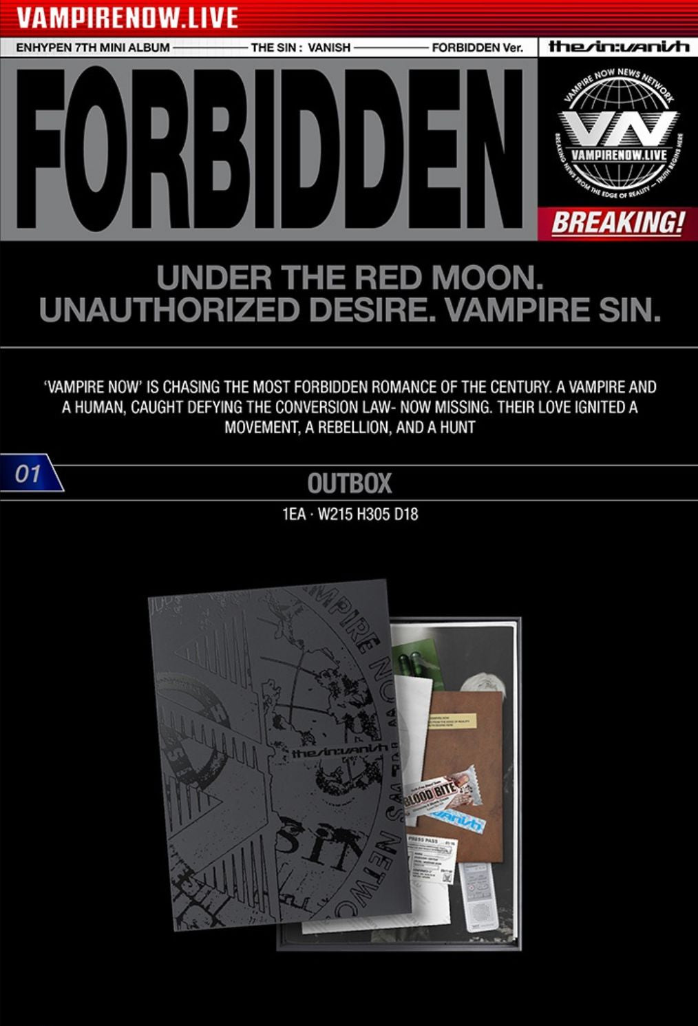 ENHYPEN - THE SIN: VANISH + Musicart Gift Nolae