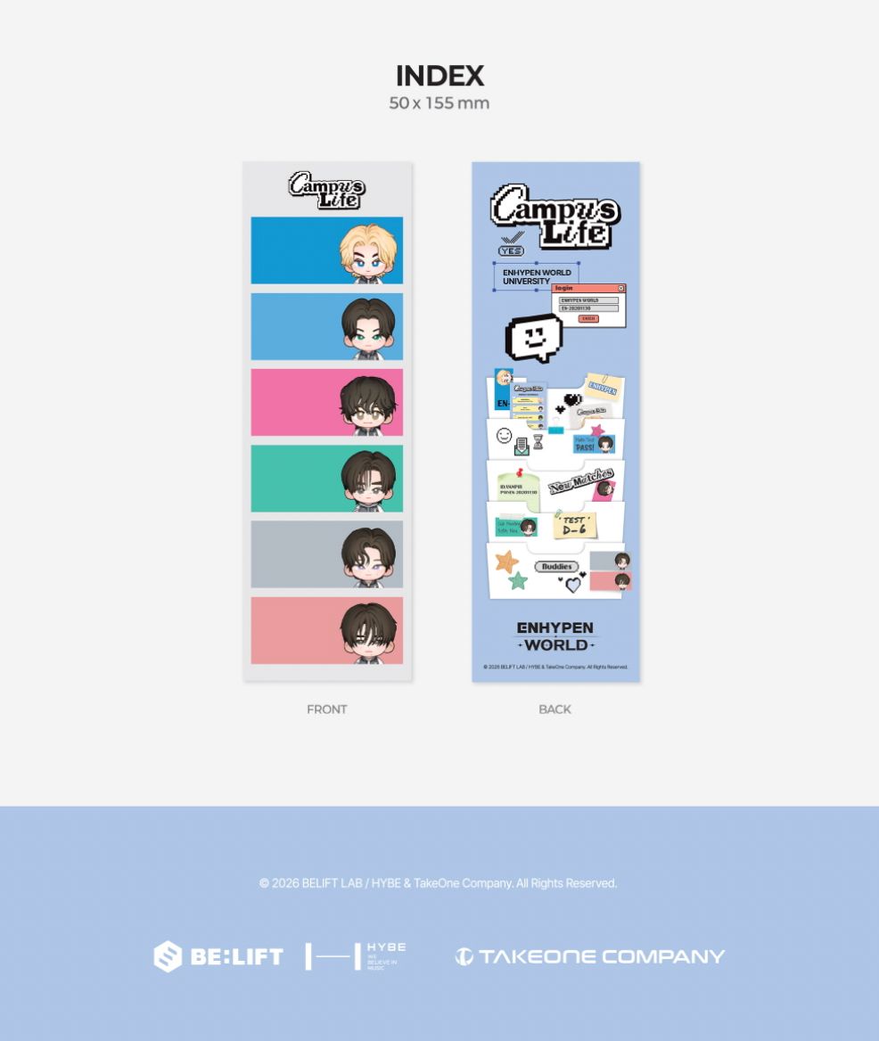 ENHYPEN - WORLD COUPON CARD COLLECTION (CAMPUS LIFE VER.) Nolae