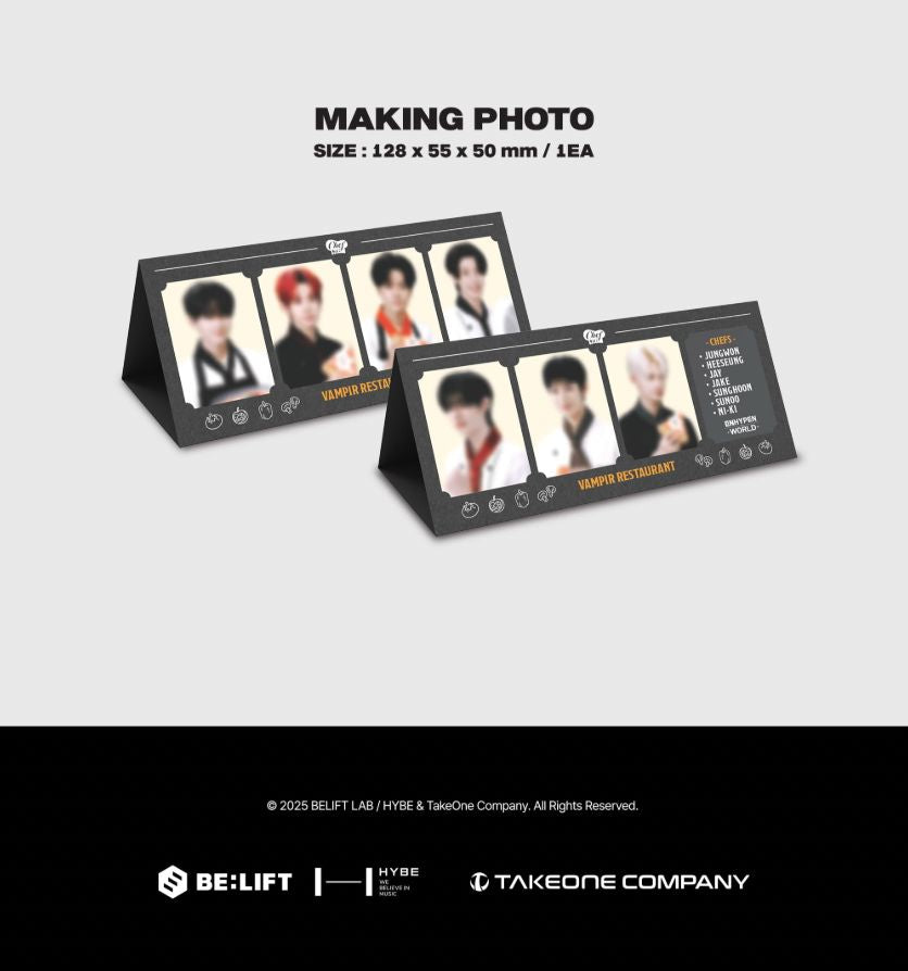 ENHYPEN - WORLD COUPON CARD COLLECTION (CHEF BASIC VER.) Nolae