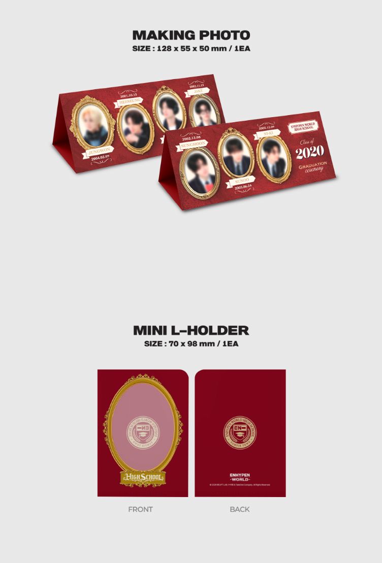 ENHYPEN - WORLD COUPON CARD COLLECTION (HIGH SCHOOL VER.) Nolae