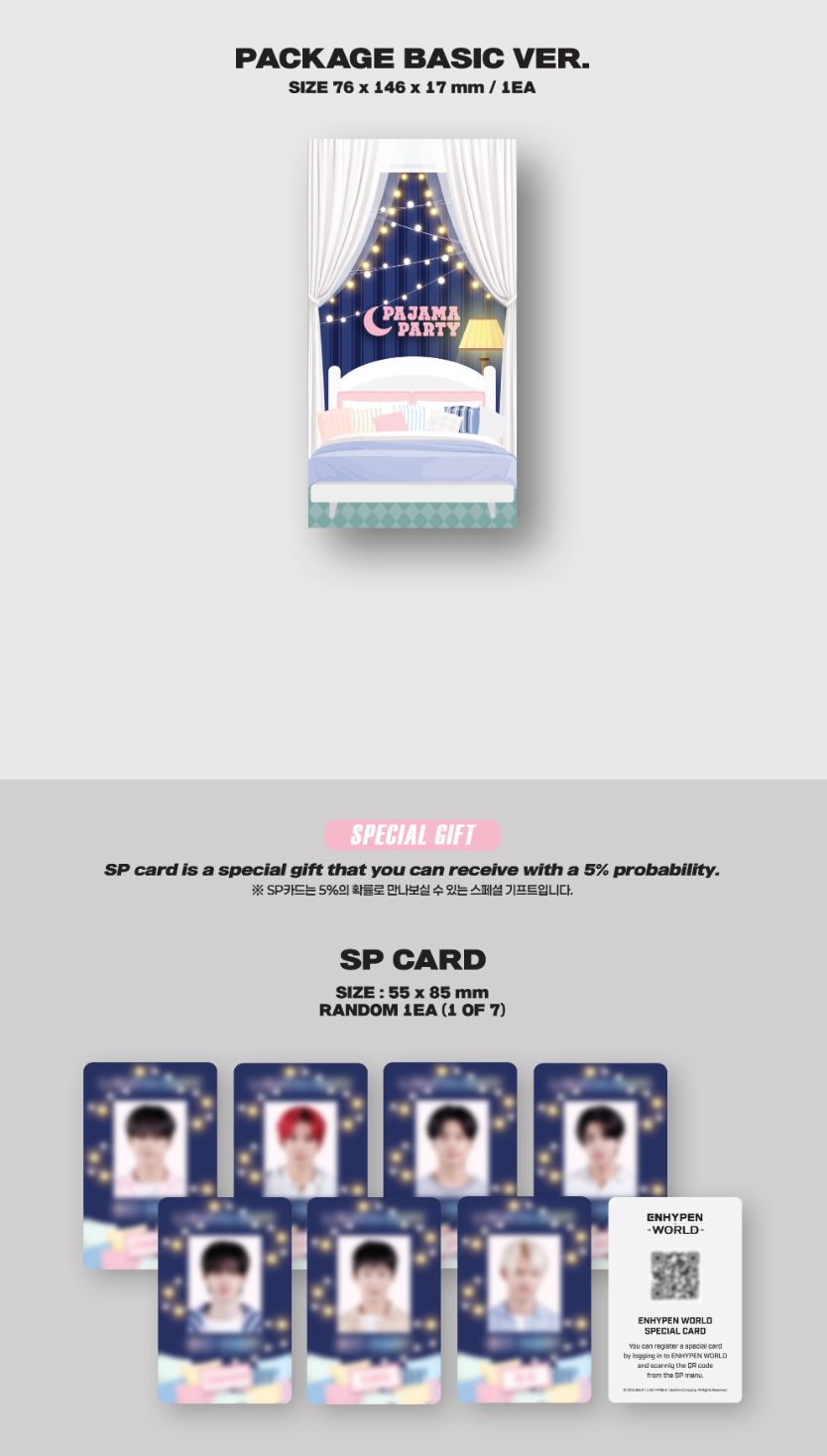 ENHYPEN - WORLD COUPON CARD COLLECTION (PAJAMA PARTY VER.) Nolae