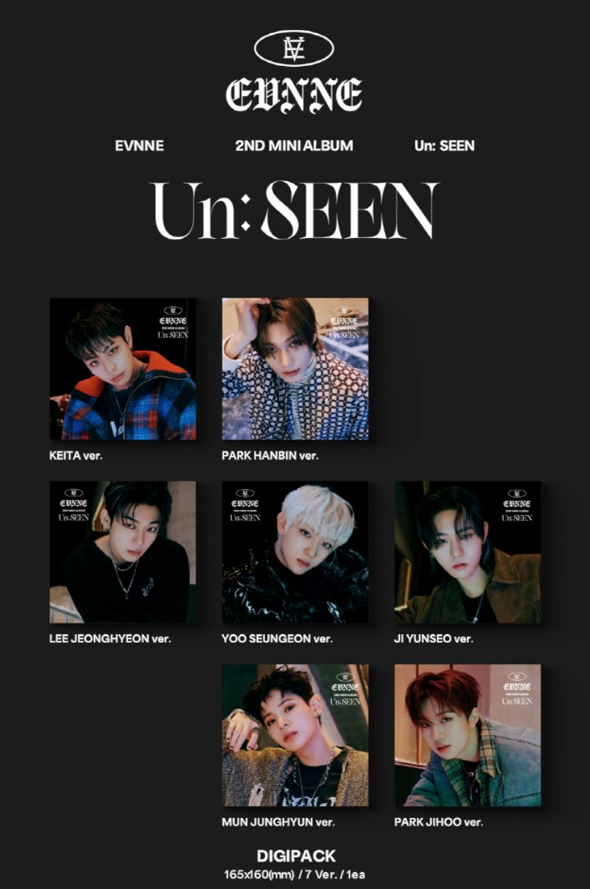 EVNNE - UN: SEEN (2ND MINI ALBUM) DIGIPACK VER. Nolae