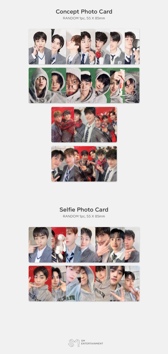 EXO - RANDOM TRADING CARD SET (2024 SEASON'S GREETINGS OFFICIAL MD) Nolae