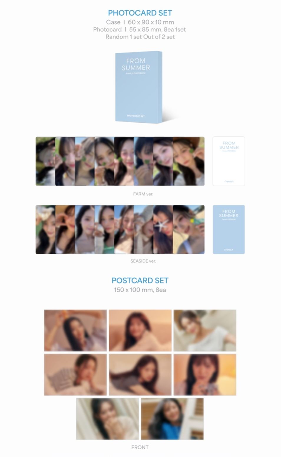 FROMIS_9 - PHOTOBOOK 'FROM SUMMER' + Weverse Gift Nolae