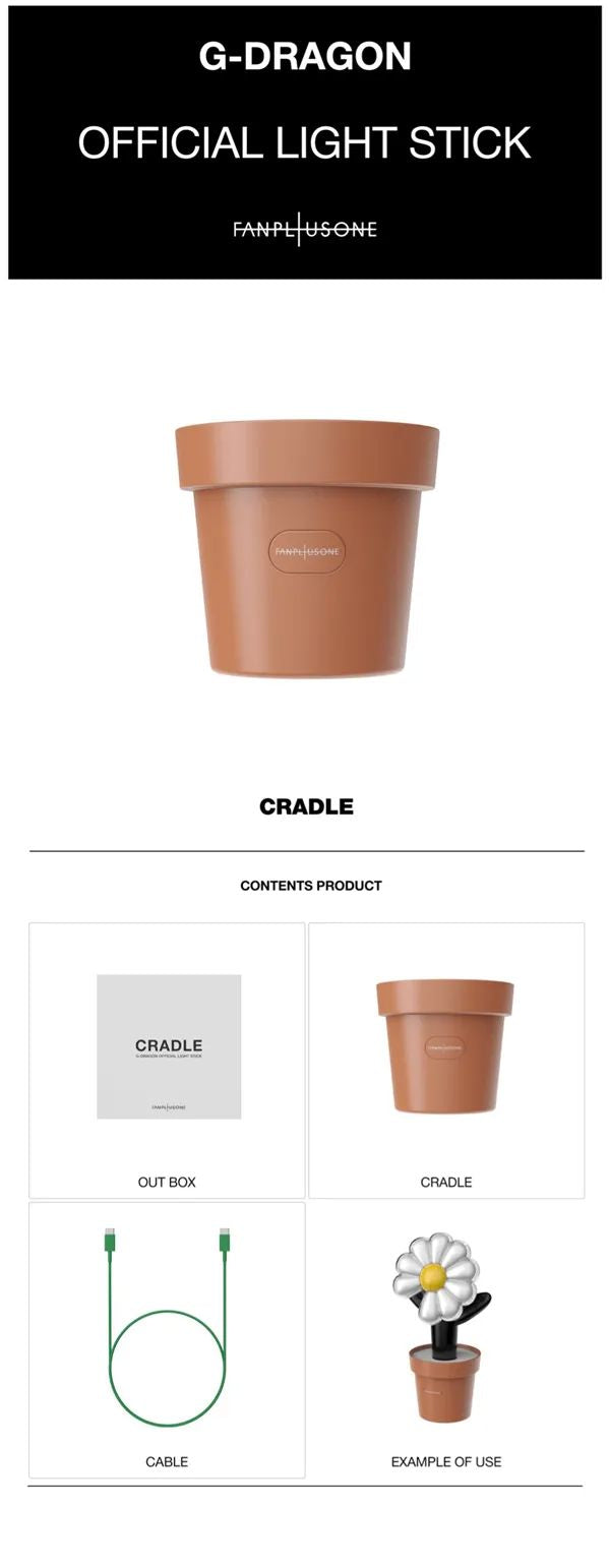 G-DRAGON (BIGBANG) - OFFICIAL LIGHT STICK CRADLE Nolae