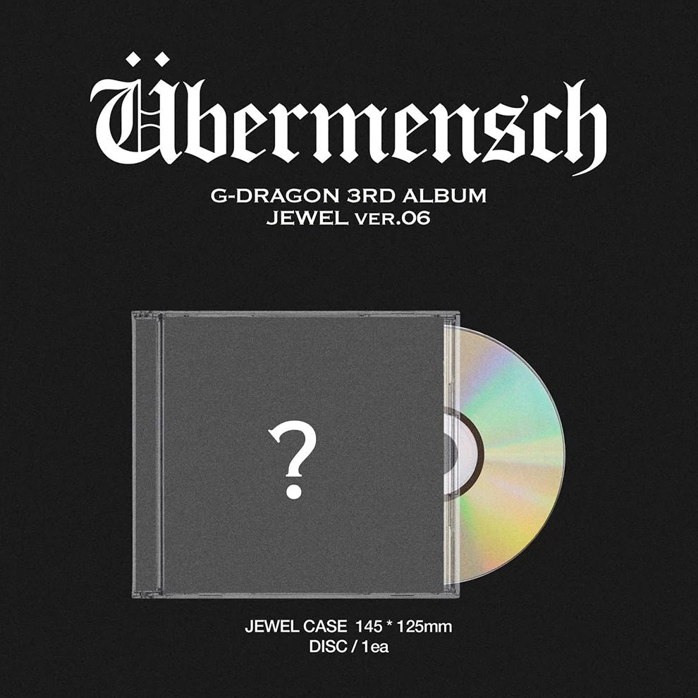 G-DRAGON - ÜBERMENSCH (JEWEL VER.) + Aladin Photocard Nolae