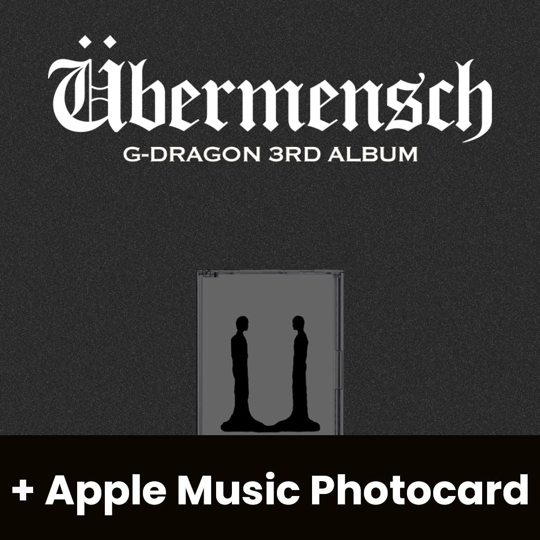 G-DRAGON - ÜBERMENSCH (PHOTOCARD ALBUM VER.) + Apple Music Photocard Nolae