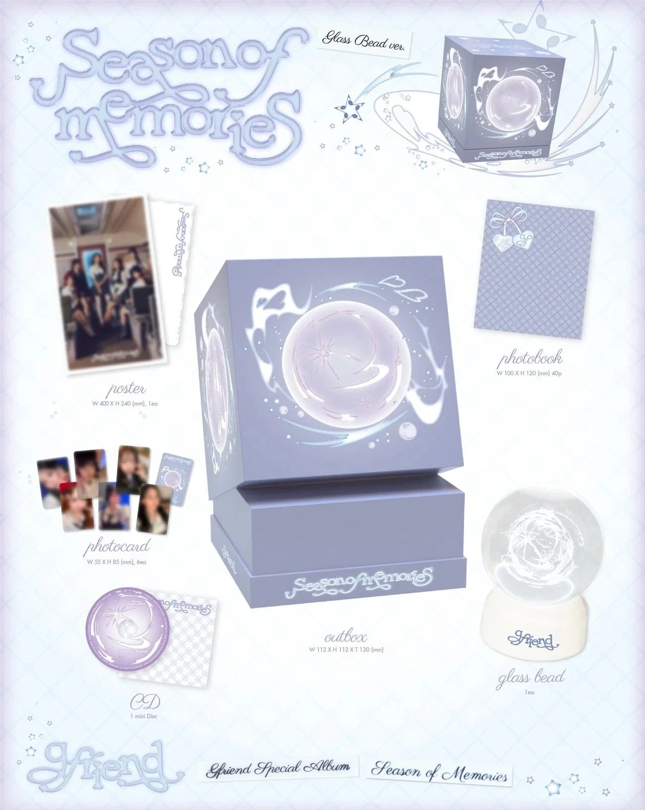 GFRIEND - SEASON OF MEMORIES (SPECIAL ALBUM) + Weverse Special Gift Nolae