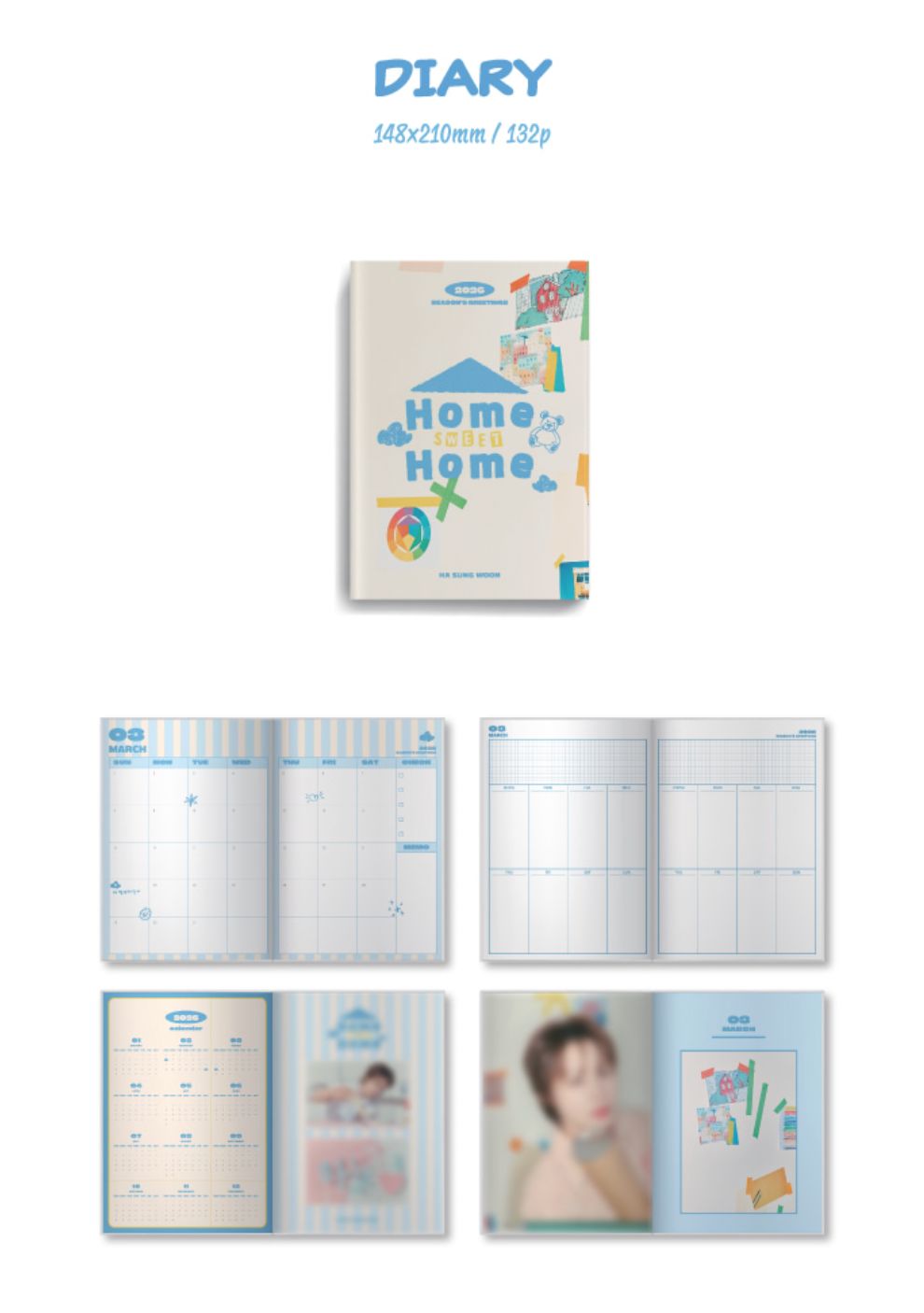 HA SUNG WOON - 2026 SEASON'S GREETINGS (HOME SWEET HOME) + Extra Photocard Nolae