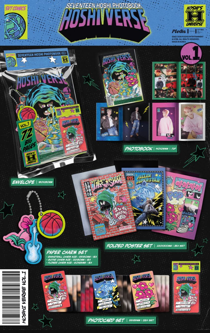 HOSHI (SEVENTEEN) - PHOTOBOOK 'HOSHI VERSE' VOL.1 + Weverse Gift Nolae