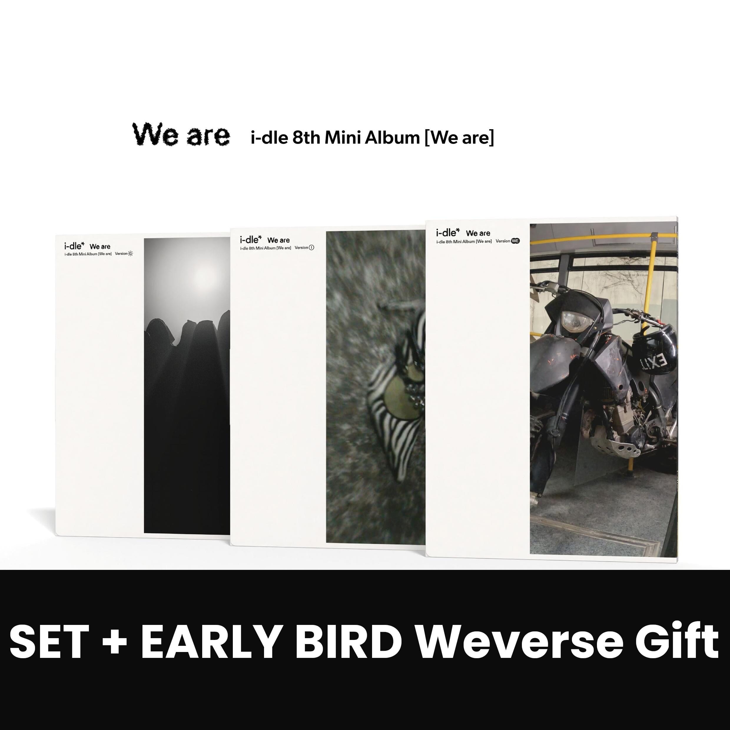I-DLE - WE ARE SET + EARLY-BIRD Weverse Gift Nolae