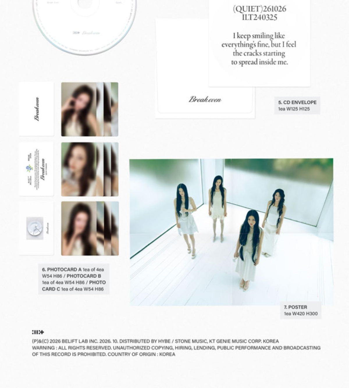 ILLIT - BREAK EVEN + Apple Music Gift Nolae